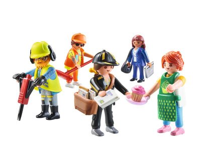 PLAYMOBIL 71402 My Figures City Life, 5 figurine, 5+ ani