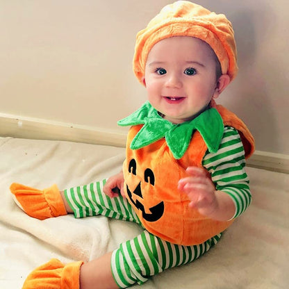 Hifot Costum Halloween Dovleac bebelus cu palarie