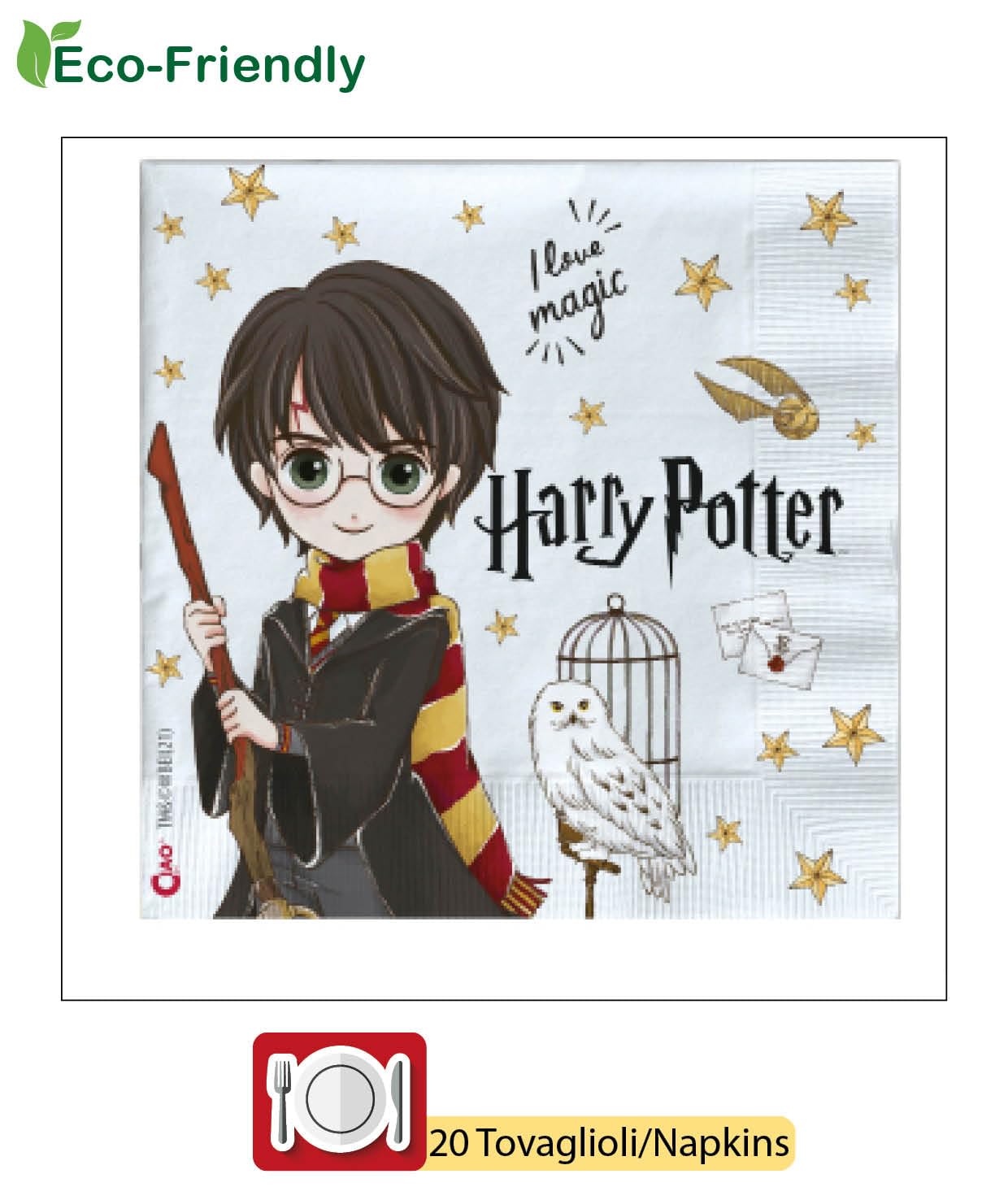 Ciao Set petrecere Harry Potter, 44 piese, 8 persoane