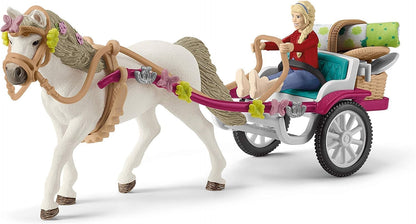 Schleich 42467 Horse Club Trăsură pentru Spectacol, 5+ ani