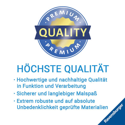 Ravensburger 4568 Aquadoodle Magic Ocean - Stamping și explorare fără pete cu apă - Set de ștampile cu covor magic pentru bebeluși de la 12 luni, jucărie pentru copii de la 1 an