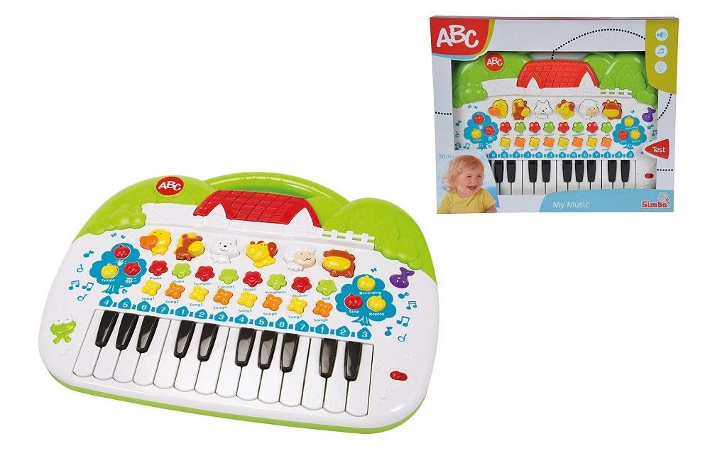 Simba 104018188 Tastatura ABC cu sunete, 3+ ani