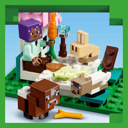 LEGO Minecraft 21253 Adăpost de Animale, 7+ ani