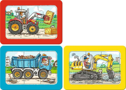 Ravensburger 06573 Set de puzzle pentru copii 3x6 piese de la 2,5 ani