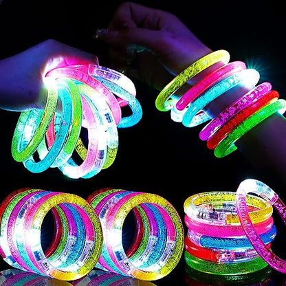 Brățări luminoase Mikulala - Set de 24 brățări care clipește
