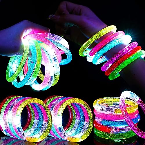 Brățări luminoase Mikulala - Set de 24 brățări care clipește