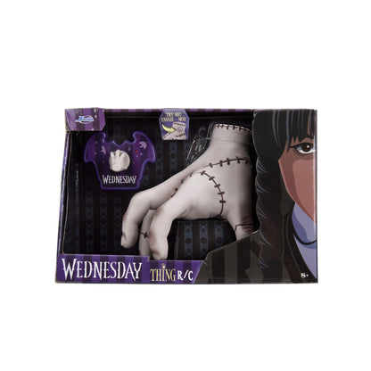 Jada Toys Wednesday Addams Mână RC animată 18 cm pentru fani și copii de la 8 ani