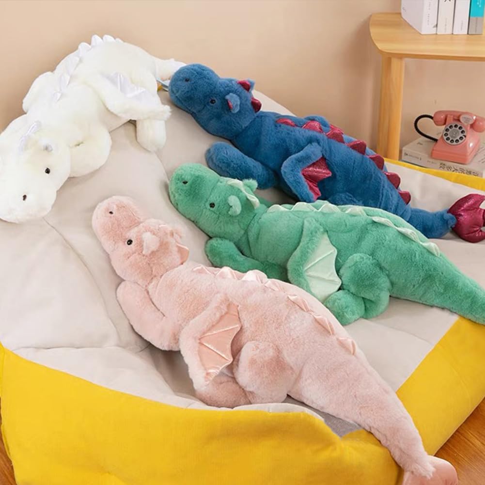 Leahaoe Dragon Pluș cu Greutate 90CM, 2.2KG