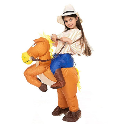 Original Cup Costum gonflabil Cowboy copii, 90-120 cm