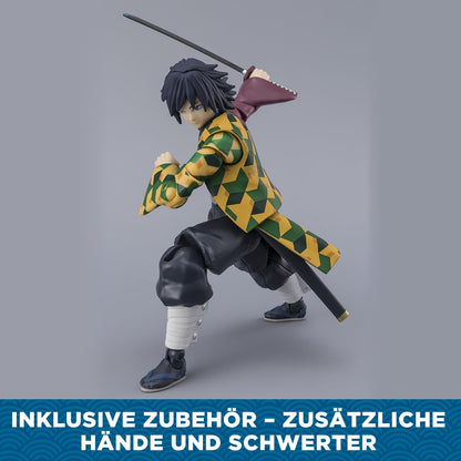 BANDAI Demon Slayer Giyu Tomioka Figurină 12 cm, 4+ ani
