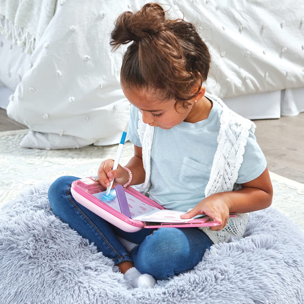 VTech KIDISECRETS MAGIC GLOW Jurnalul Interactiv 532405, Jucărie Interactivă, Multicolor, 17,6 x 3,6 x 20,8 cm, Versiune Franceză