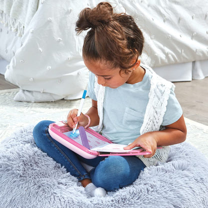 VTech KIDISECRETS MAGIC GLOW Jurnalul Interactiv 532405, Jucărie Interactivă, Multicolor, 17,6 x 3,6 x 20,8 cm, Versiune Franceză