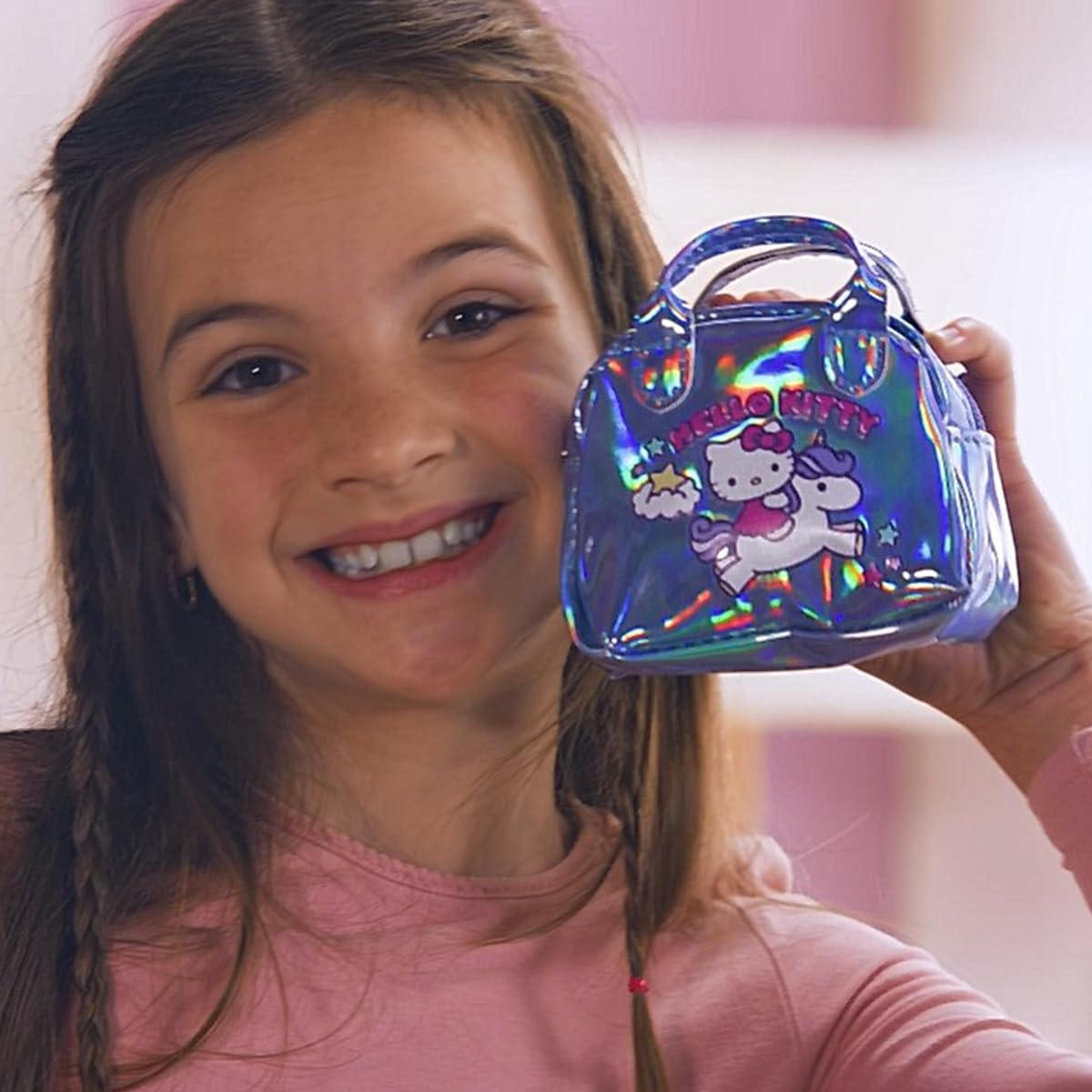 Cutii Amuzante Hello Kitty - Set 2 Pungi pentru Fete cu Accesorii, Jucării și Jocuri pentru Copii de la 3 Ani