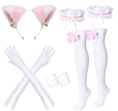 Wannsee Costum Lolita Maid anime, 8 piese, roz