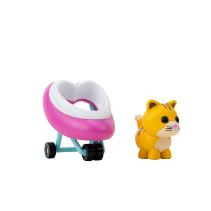 Adopt Me! AME0015 Figurine Dr. Heart si Pisica Ginger, 6+ ani
