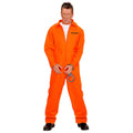 W WIDMANN MILANO Party Fashion Set costum de prizonier bărbați overall cu cătușe pentru carnaval și petrecere