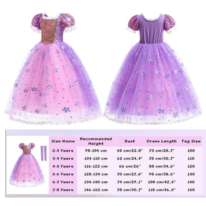 HEYOUTH Costum Printesa Regina Ghetei, 8 piese, 100 cm