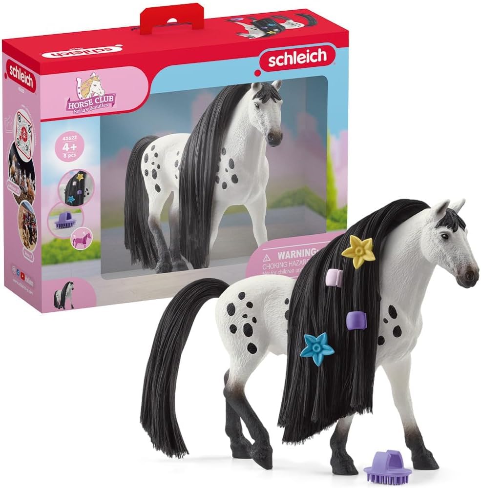Schleich HORSE CLUB 42622 Set Stilizare Cal, 8 piese, 4+ ani