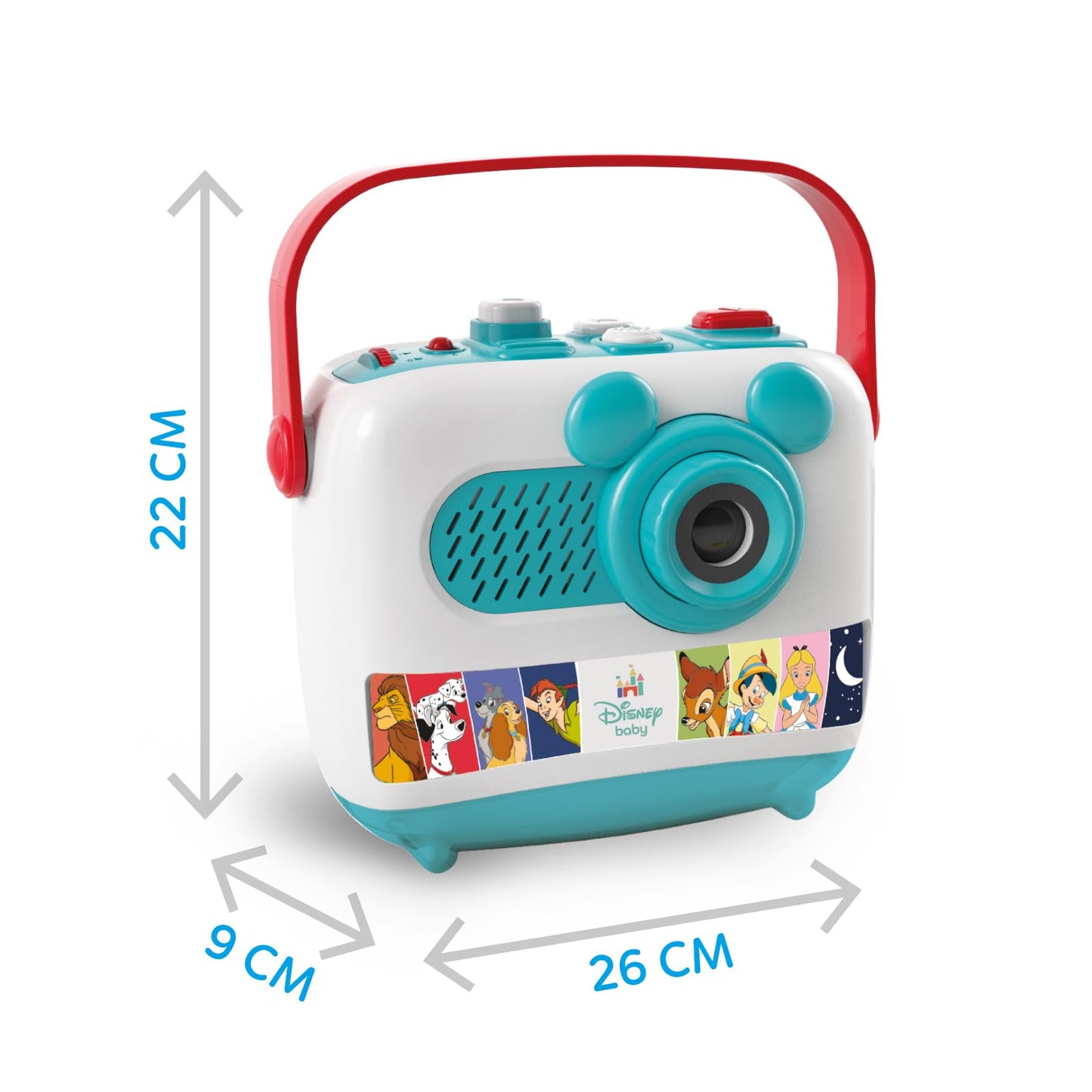 Clementoni Disney Baby Proiector si Povestitor, 4 carti
