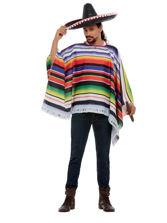 Smiffy's Poncho multicolor