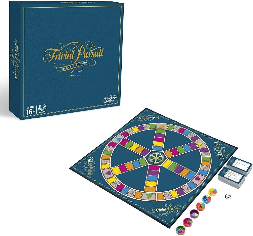 Joc de societate Trivial Pursuit (Versiunea Spaniolă), Multicolor - Hasbro Gaming