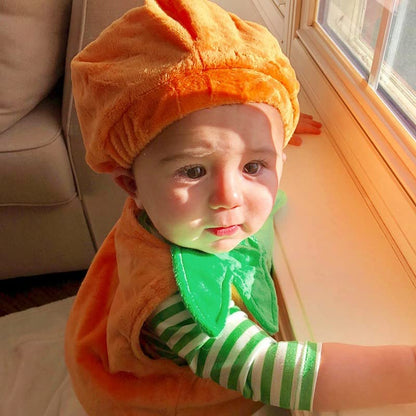 Hifot Costum Halloween Dovleac bebelus cu palarie