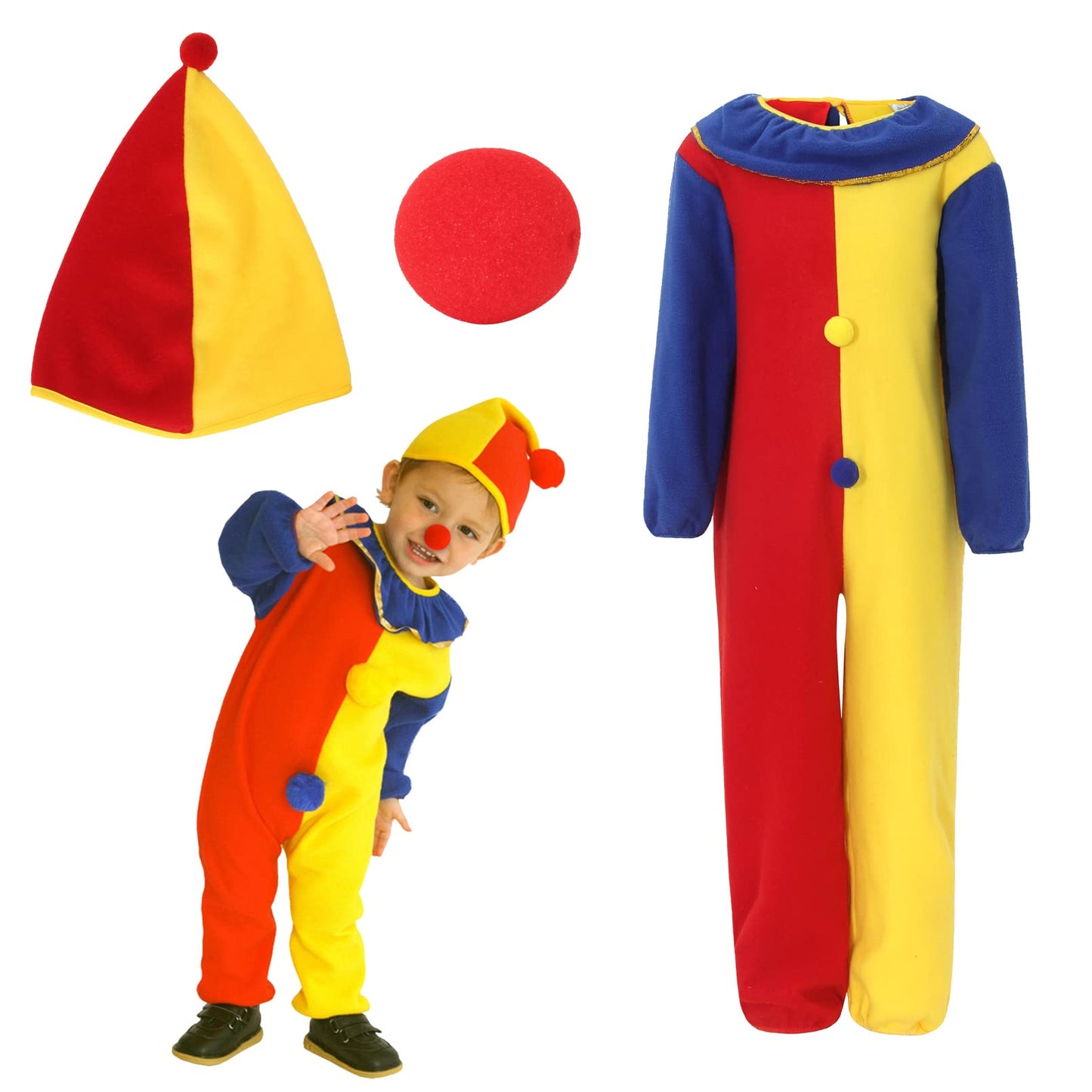 Cloudkids Costum Clovn copii, 3-6 ani