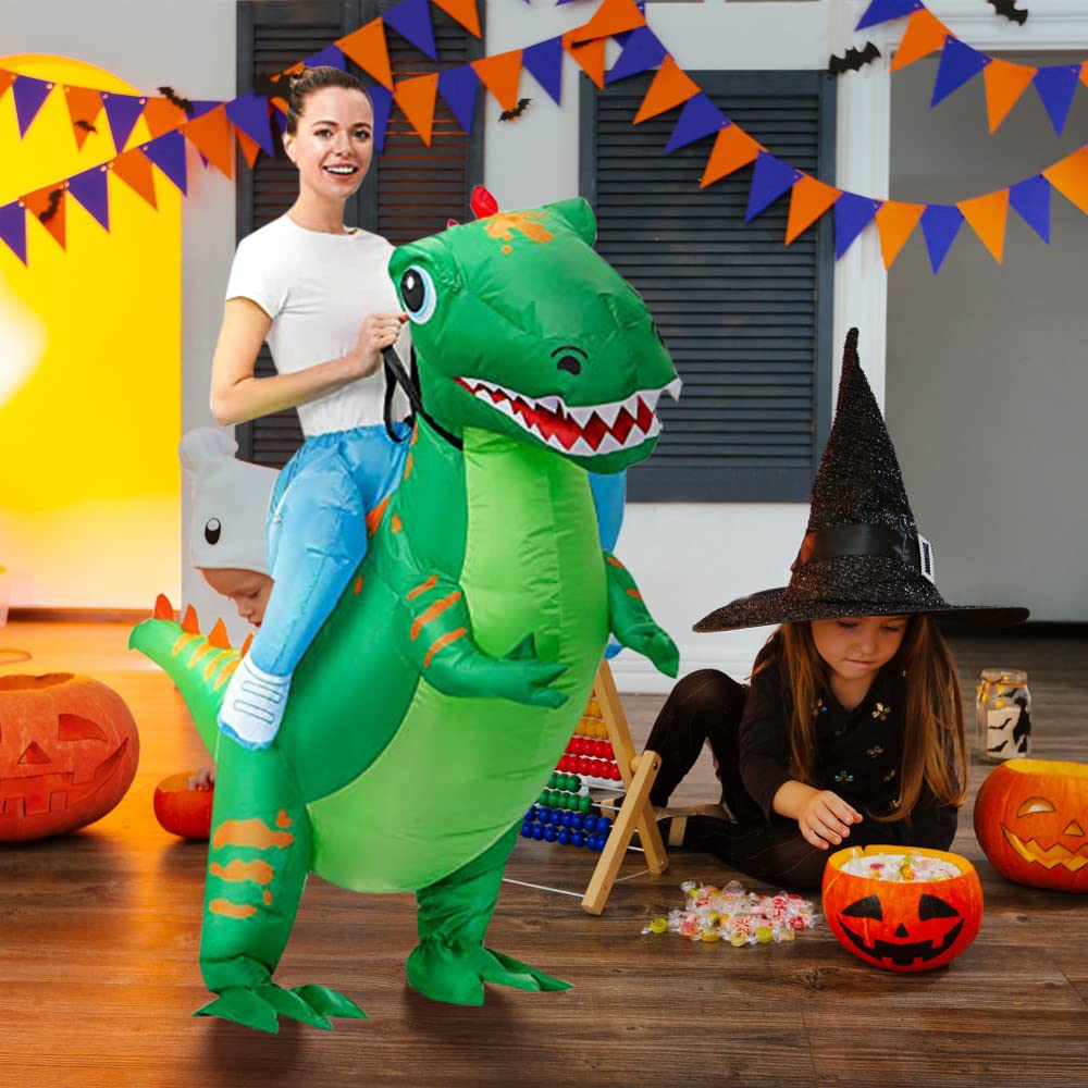 Leiruo Costum Dinozaur Gonflabil, adulti 160-190 cm