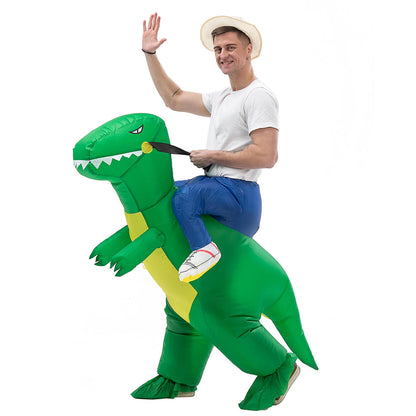 IRETG Costum dinozaur gonflabil pentru adulți