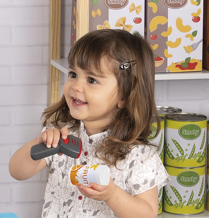 Smoby Casă de marcat electronică XL, 30 accesorii, 3+ ani