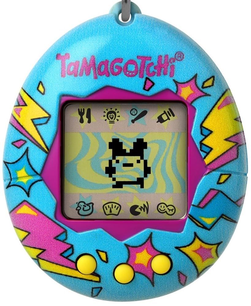 BANDAI - Tamagotchi Original Lightning - Mascotă Virtuală, Albastră (42923NBNP)