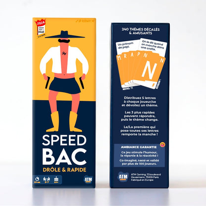 ATM Gaming Speedbac – Joc de societate pentru familie și prieteni – perfect pentru distracție – 2 până la 7 jucători