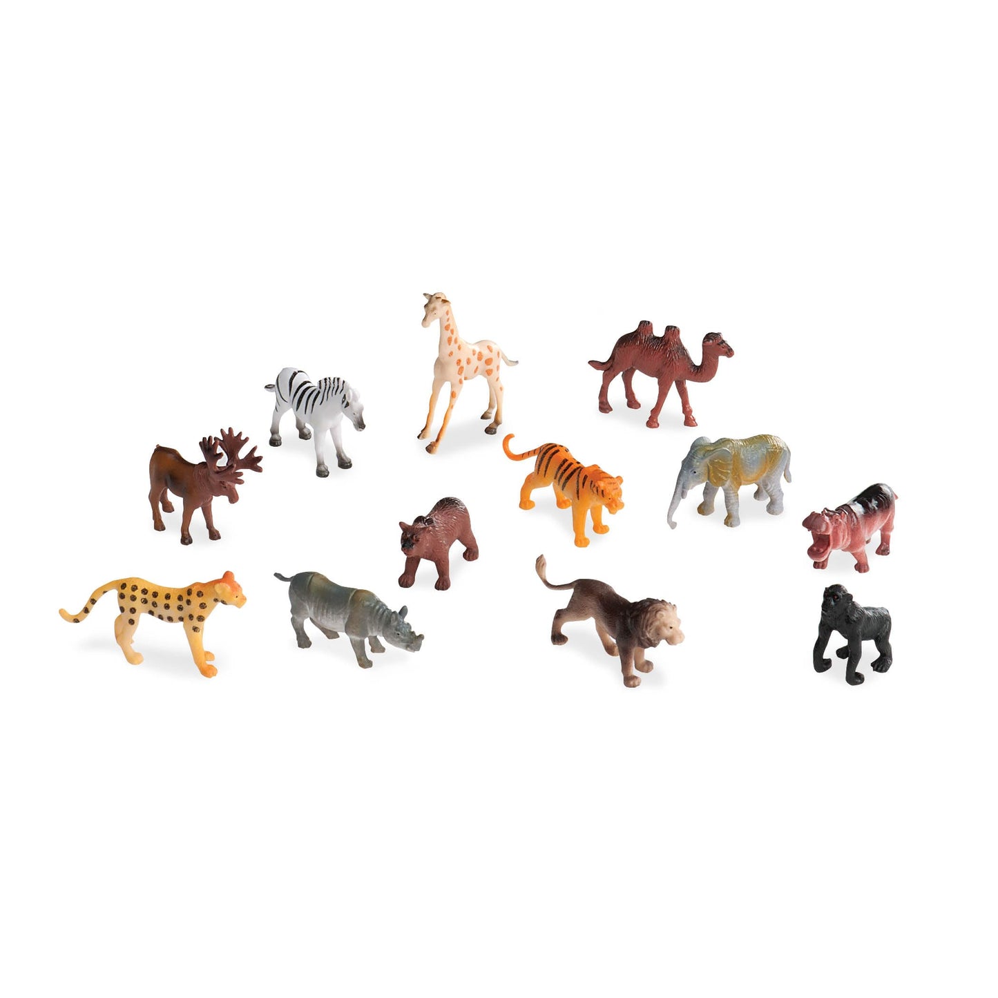 Terra by Battat Set 60 figurine animale sălbatice, 3+ ani