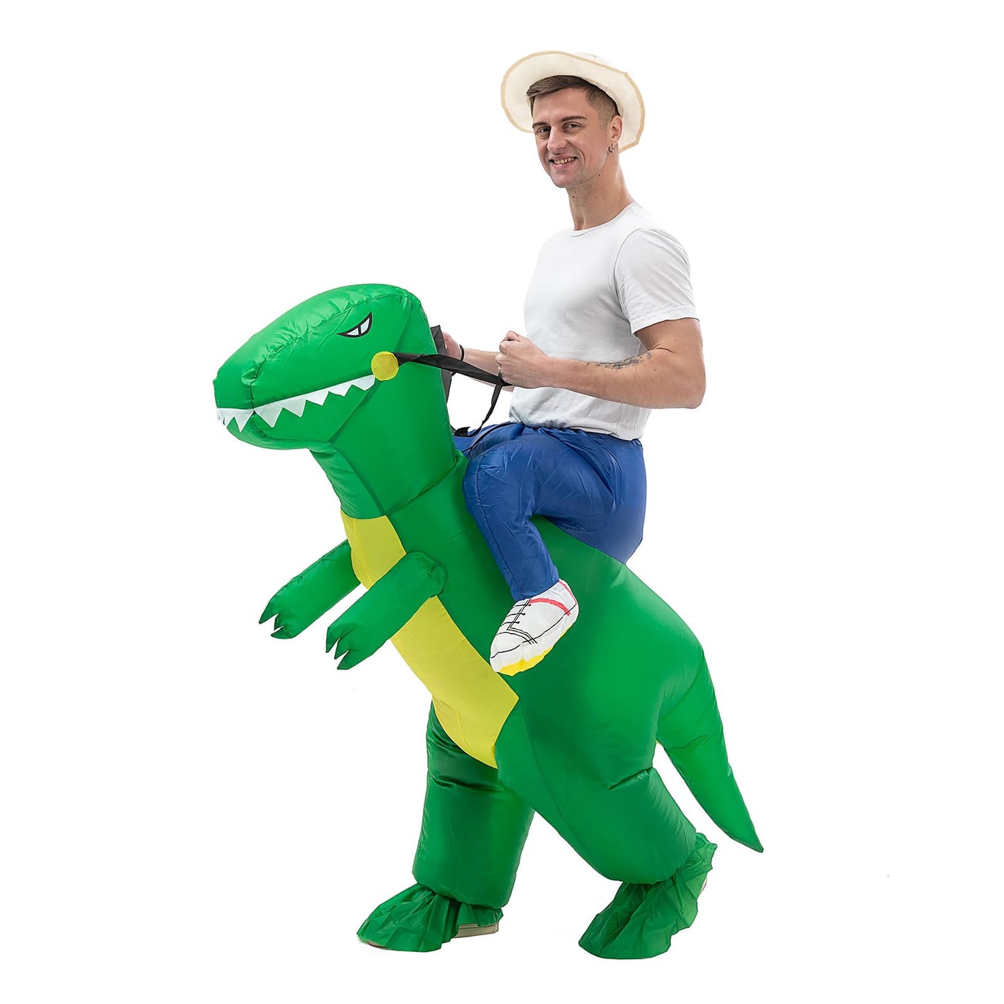 IRETG Costum dinozaur gonflabil pentru adulți