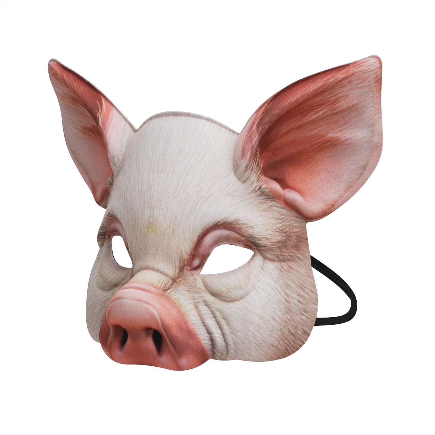 JIAHG Mască Halloween Porc, jumătate de față, EVA