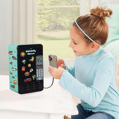 VTech KidiSecrets Magic Locker - Seifă interactivă cu cod secret, 3 jocuri educaționale incluse, autocolante pentru personalizare, limbă italiană, baterii incluse, 6-12 ani.