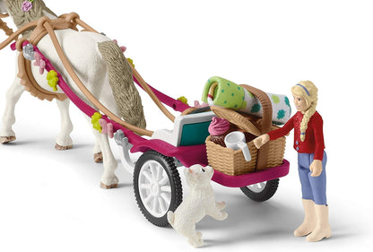 Schleich 42467 Horse Club Trăsură pentru Spectacol, 5+ ani