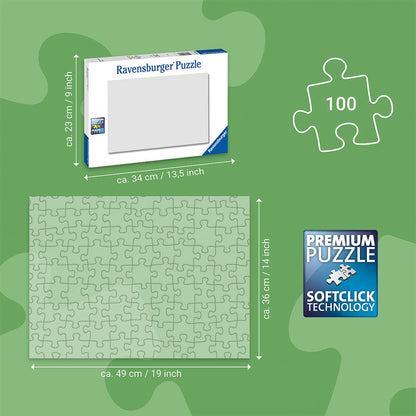 Ravensburger 13333 Puzzle Monștri Minecraft XXL, 100 piese, 6+ ani