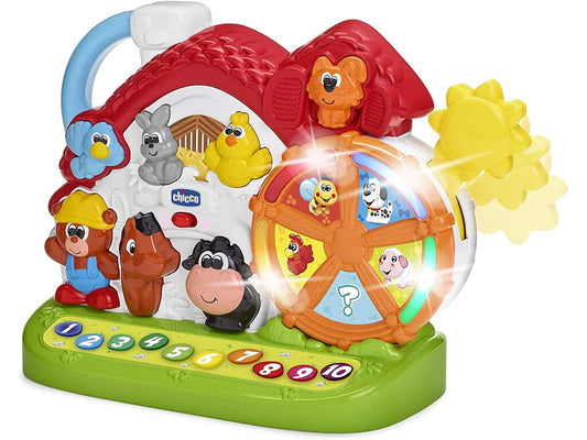 Chicco 00009604000040 Noua Ferma Sonora Bilingvă, colorată, 33 x 9,5 x 23 cm