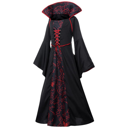 Set de rol Vampir Halloween pentru fete (Stil A, 130CM)