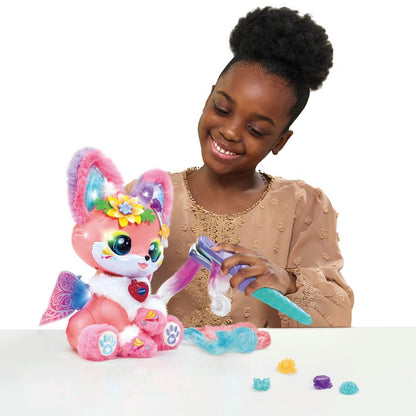 VTech Lili Beauty Set de joacă cu coafură magică și machiaj (limba franceză)