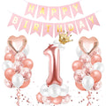 Sprinlot Balon folie cifra 8, roz auriu