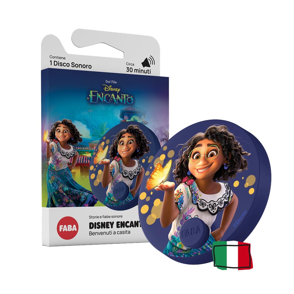FABA Disney Vinyl Encanto, povești sonore, 5-10 ani (italiană)