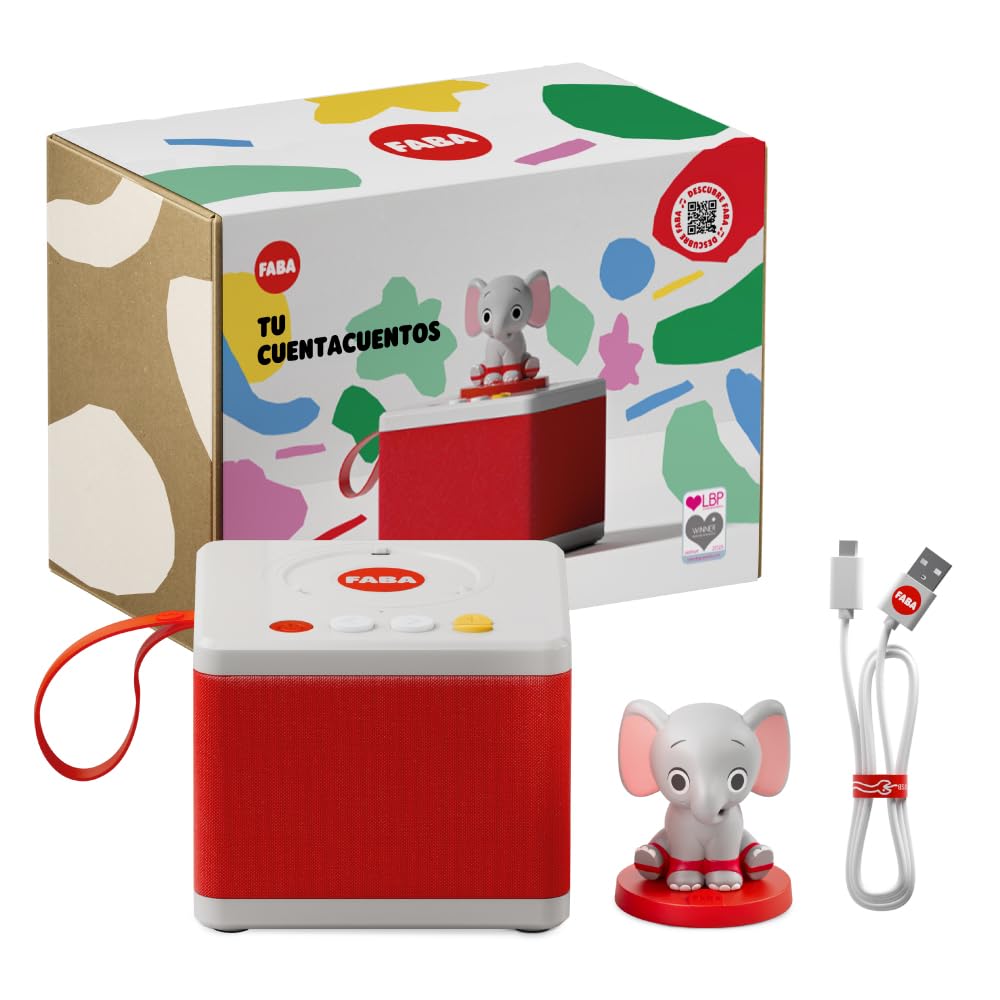 Faba - Storyteller cutie audio cu personaj sonor Ele the Elephant