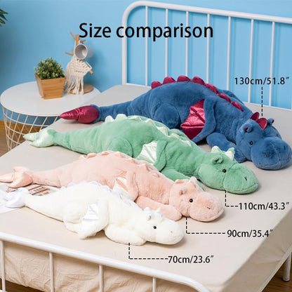 Leahaoe Dragon Pluș cu Greutate 90CM, 2.2KG