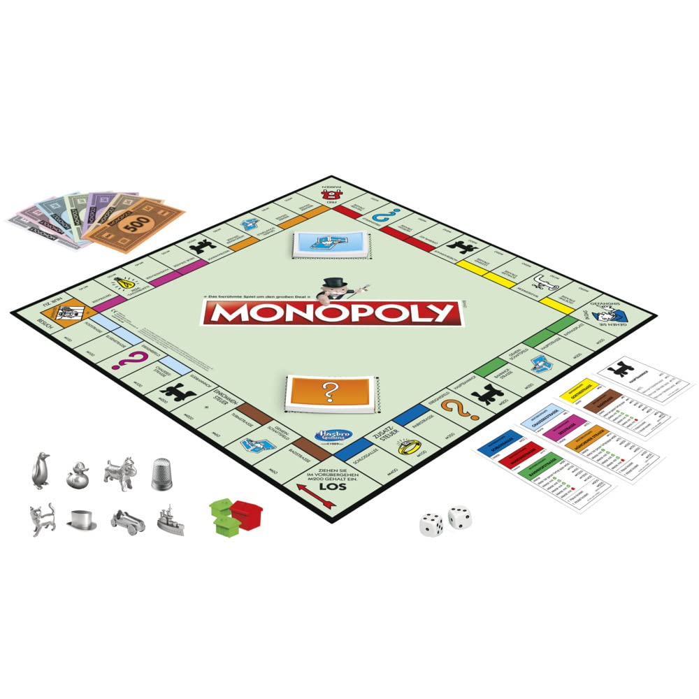 Monopoly Joc de societate clasic, 2-6 jucători, 8+ ani