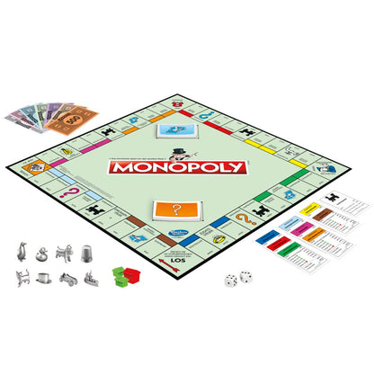 Monopoly Joc de societate clasic, 2-6 jucători, 8+ ani