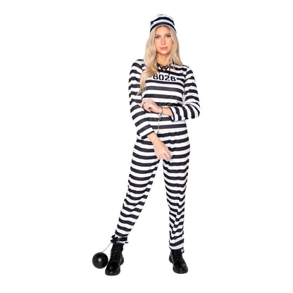 Spooktacular Costum prizonier Jailbird, Halloween