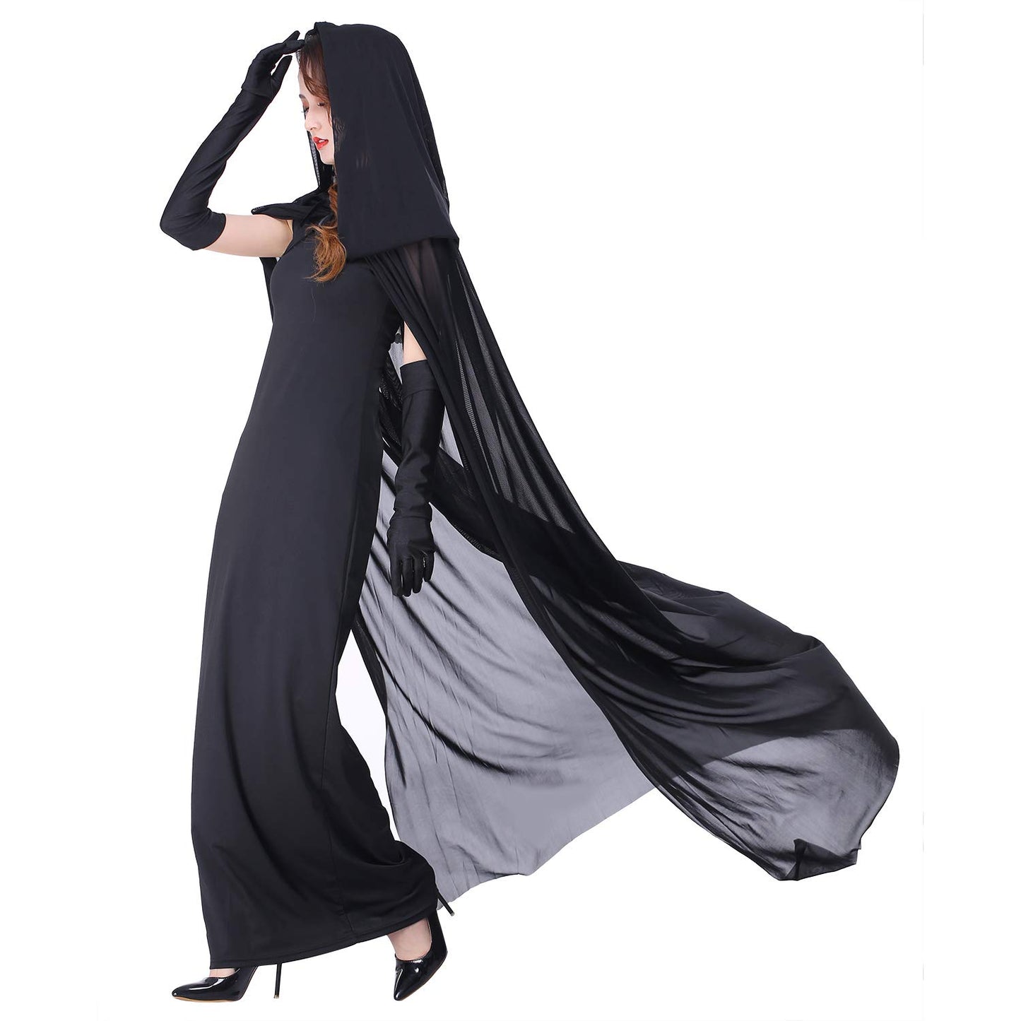 Myir Jun Costum Halloween fantomă mireasă, adulți