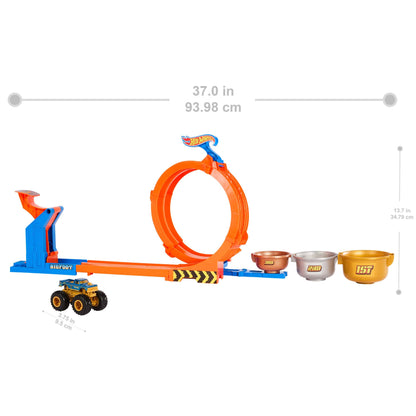 Hot Wheels Monster Trucks Loop & Flip Trophy, Bigfoot 1:64